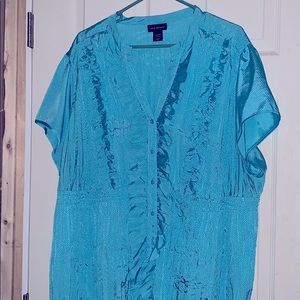 Lane Bryant 26/28 button-up blouse